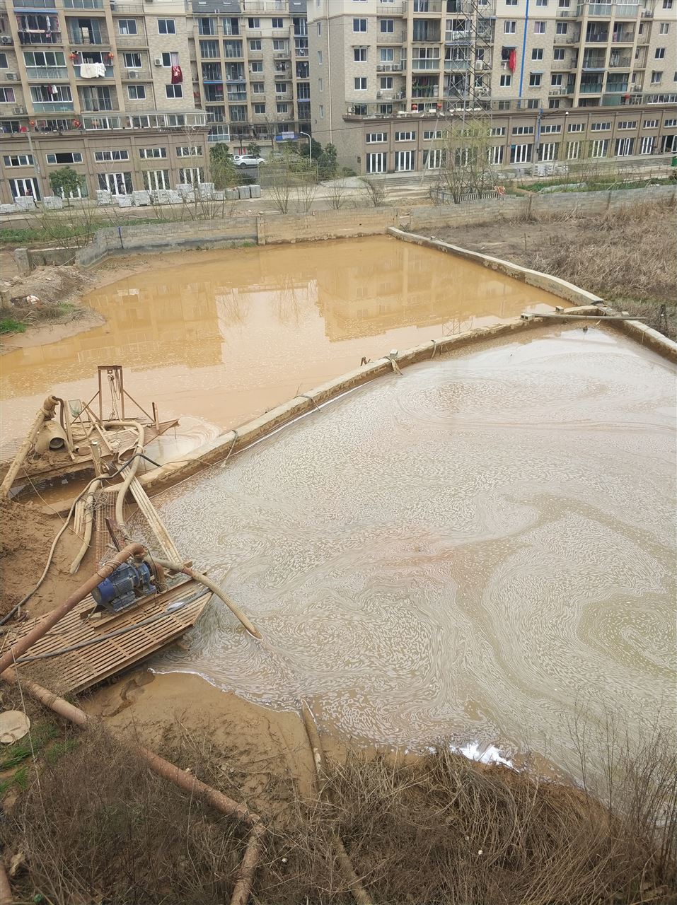 石壁镇沉淀池淤泥清理-厂区废水池淤泥清淤
